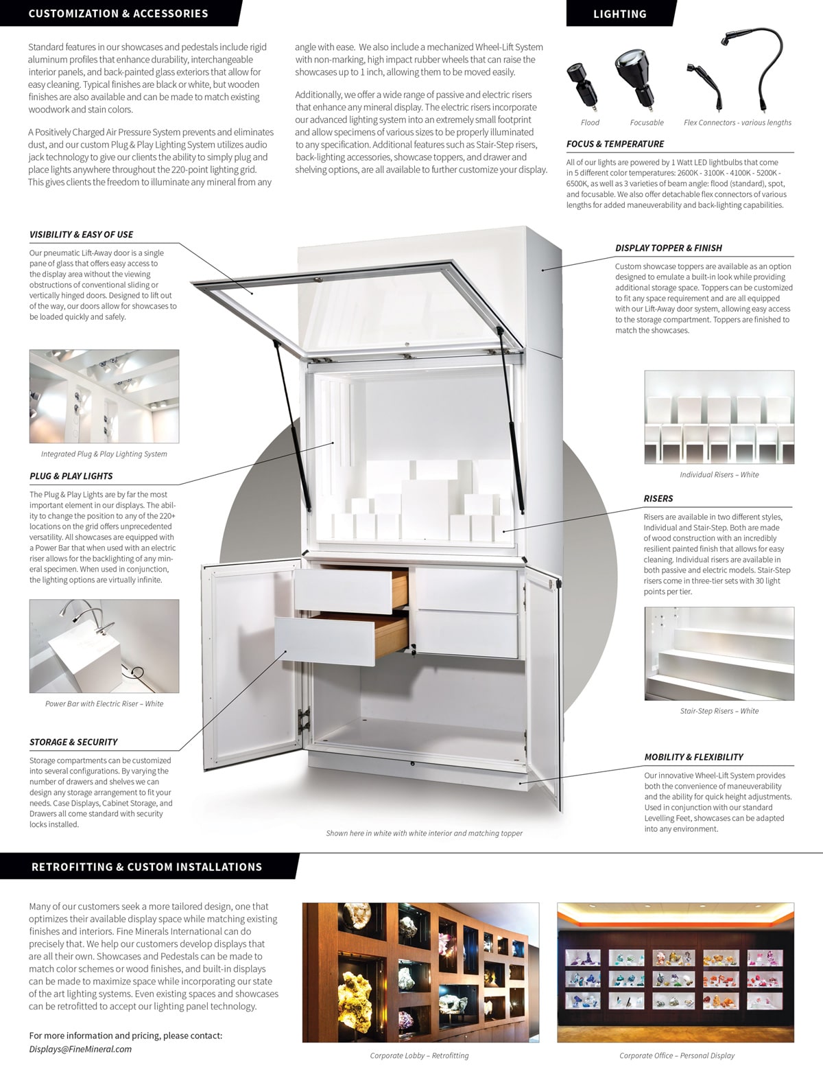 Fine Minerals International Displays Brochure