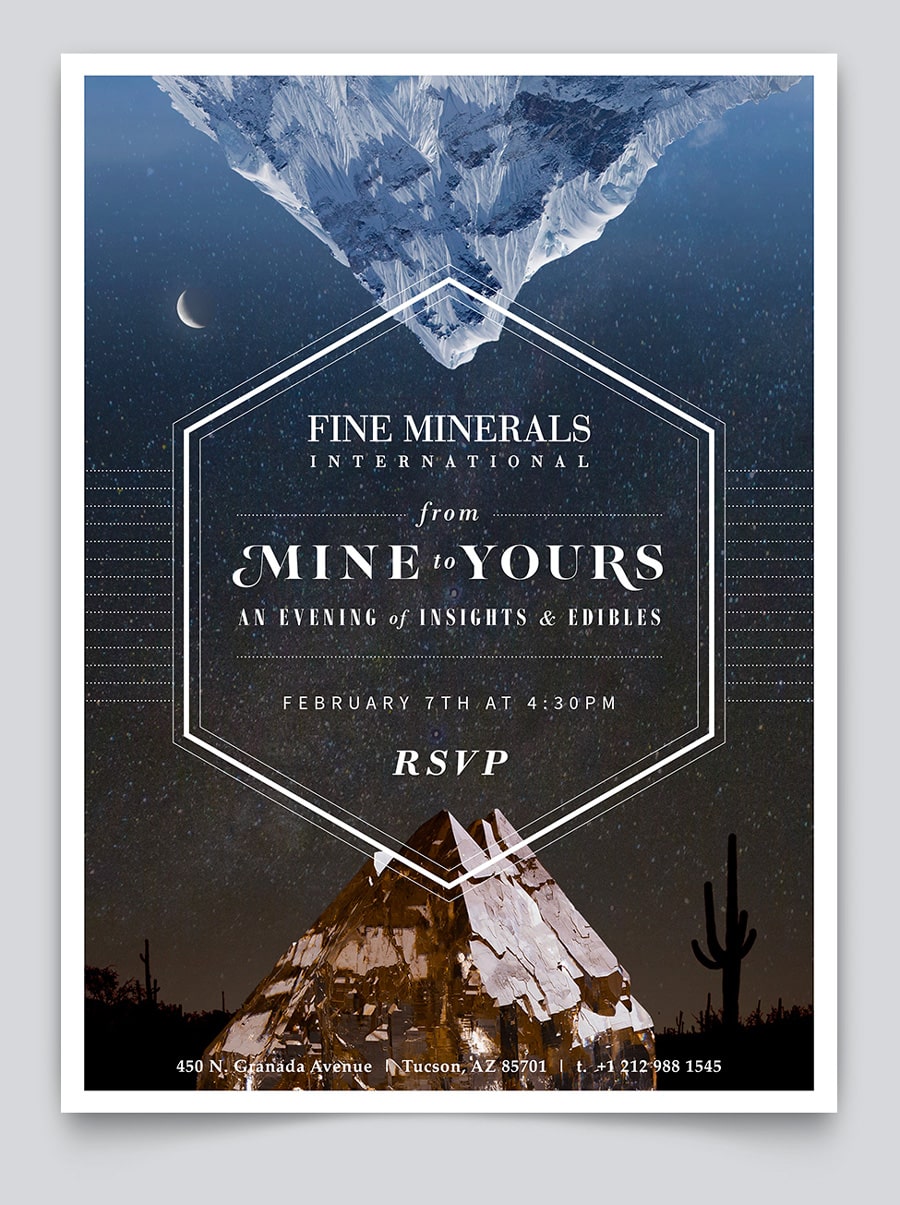 From Mine to Yours Invitation