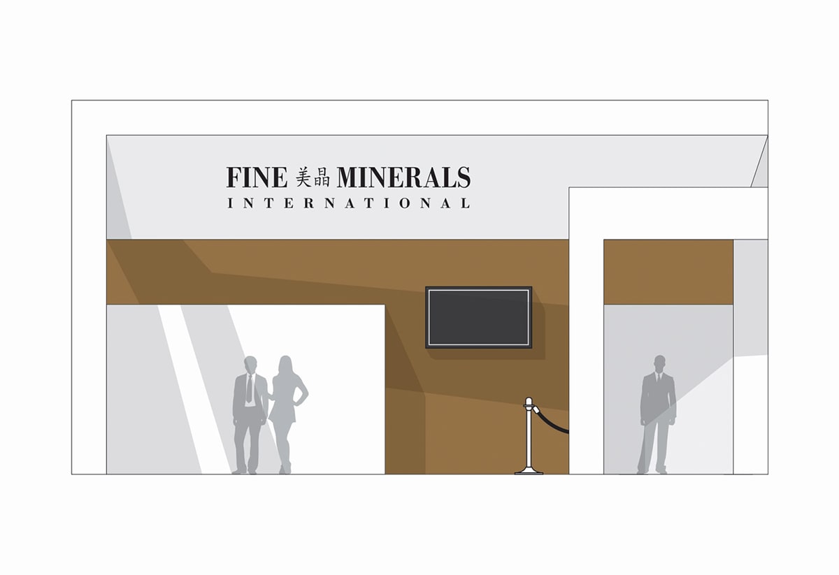 Fine Minderals International Trade Show Booth
