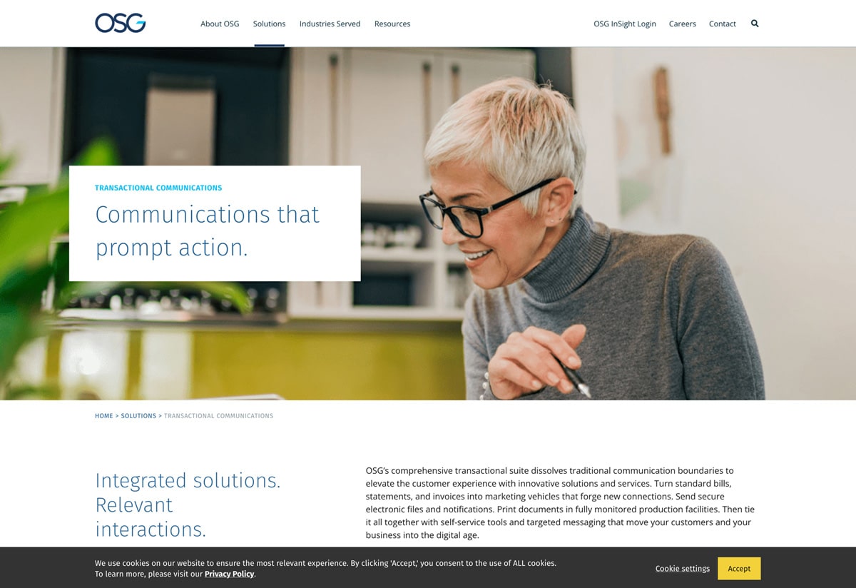 OSG Transactional Communications